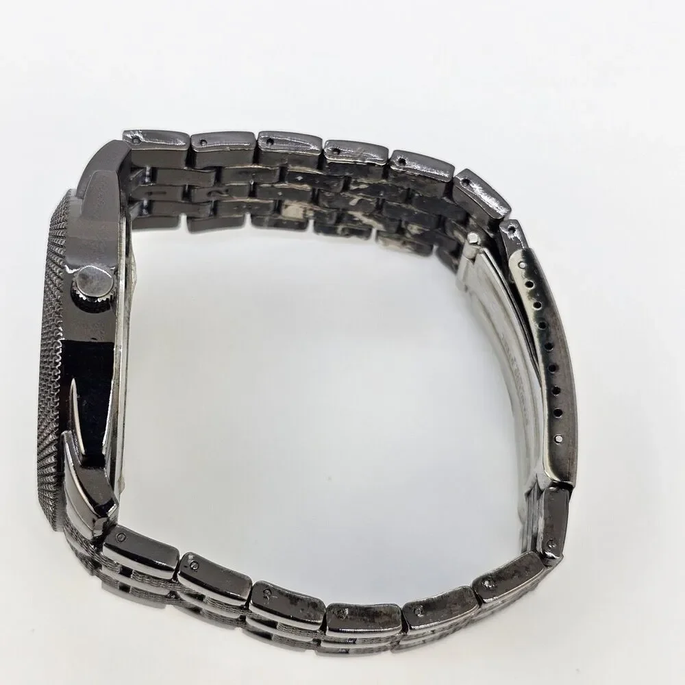 45MM Watch Men's‎ Black Dial Black Case Black Bracelet Band 7